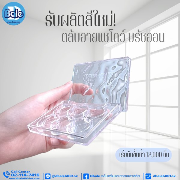 รับผลิตสีใหม่ตลับอายแชโดว์ บรัชออน