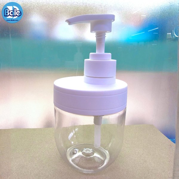 ขวดปั๊มก้นโค้งมน 350ml. pet-093