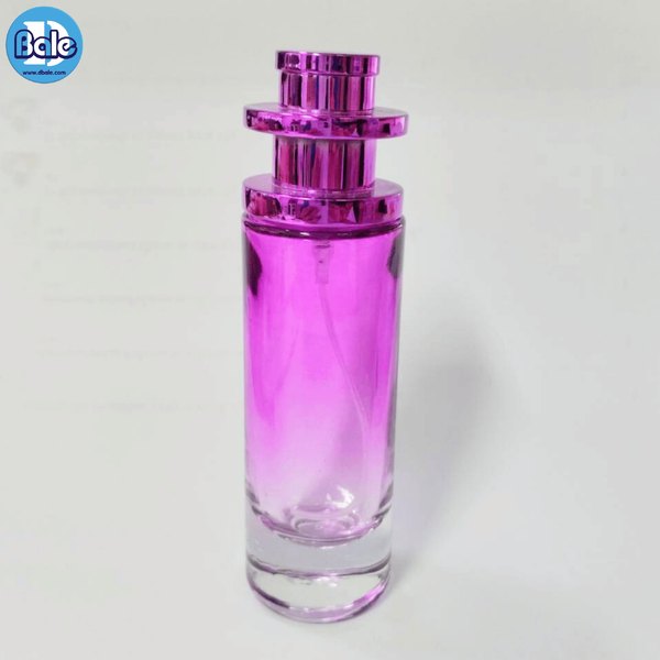 ขวดแก้วสเปรย์ UFO สีเขียวไล่สี, น้ำเงินไล่สี, เหลืองไล่สี, ม่วงไล่สี jpf174 30ml.