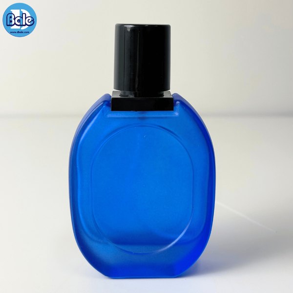 ขวดแก้วสเปรย์ทรงแบน สีแดง, ส้ม, น้ำเงิน jpf041 30ml.