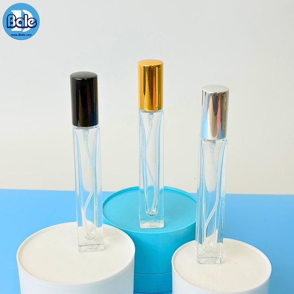ขวดแก้ว สเปรย์ สีใสทรงเหลี่ยม jpf246 10ml.